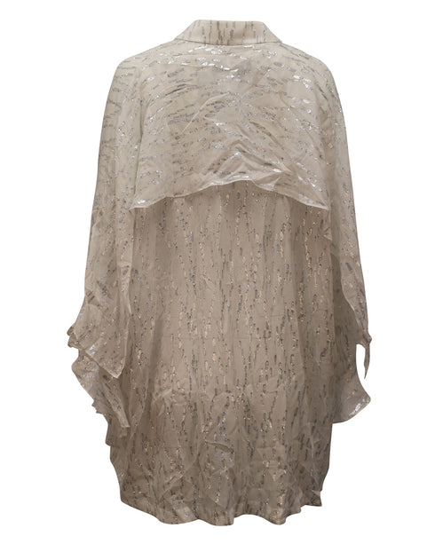 Women's Iro Fuchsia Maisie Top in White Silk