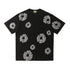 Denim Tears Outfit:T-shirt/Shorts (Separate Purchase Options) Puff Print Short Sleeve T-shirt Loose Couple Shorts Suit