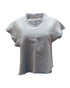 Women's Iro Jean Florie Frayed Sleeves Top in Light Blue Denim