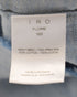 Women's Iro Jean Florie Frayed Sleeves Top in Light Blue Denim