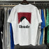 Rhude T-shirts Red Sunset Print Cotton Casual Short Sleeve Men and Women