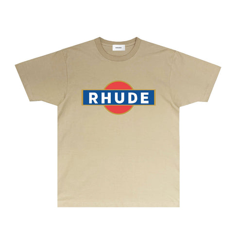 Rhude T-shirts Printed Trendy Pure Cotton