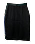 Women's Peter Pilotto Color Block Fur Skirt with Lace Detail in Multicolor Leather
