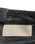 Women's Peter Pilotto Color Block Fur Skirt with Lace Detail in Multicolor Leather