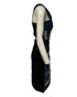 Women's Peter Pilotto Color Block Fur Skirt with Lace Detail in Multicolor Leather