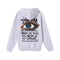 VINTAGE HOODIE GREY EYES- GREY