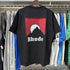 Rhude T-shirts Red Sunset Print Cotton Casual Short Sleeve Men and Women