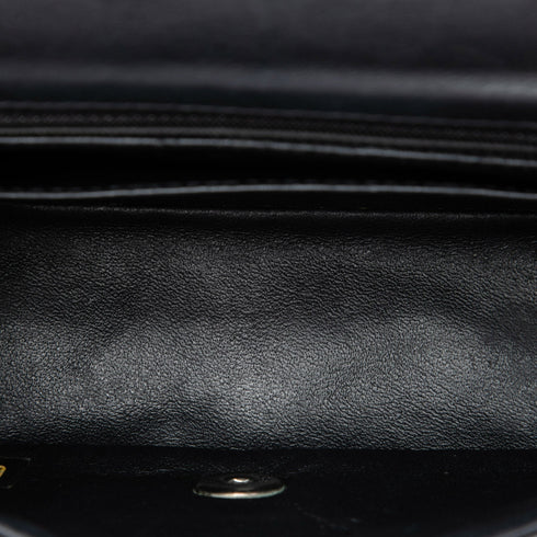 Square Classic Single Flap Bag Quilted Patent Mini