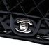 Square Classic Single Flap Bag Quilted Patent Mini
