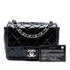 Square Classic Single Flap Bag Quilted Patent Mini