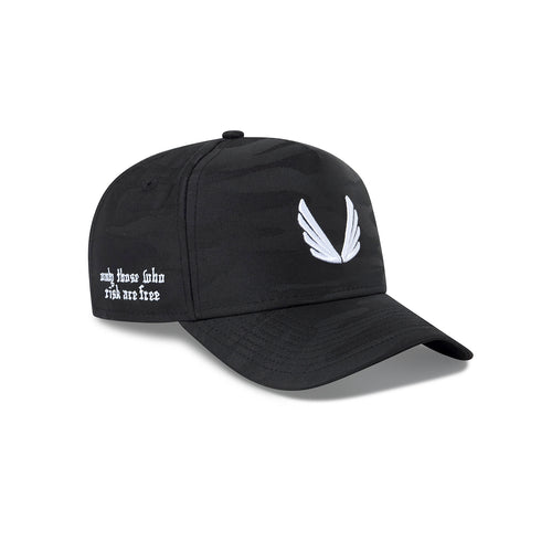 New Era® 9Forty® A-Frame Hat - Black Camo/White