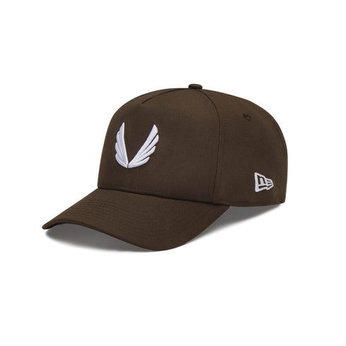 New Era® 9Forty® A-Frame Hat - Dark Earth/White