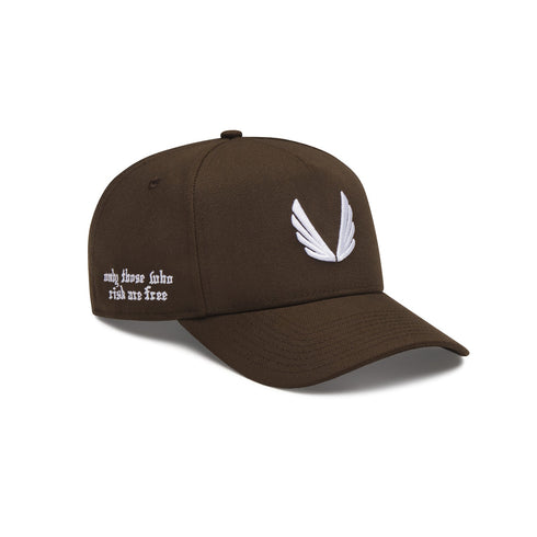 New Era® 9Forty® A-Frame Hat - Dark Earth/White