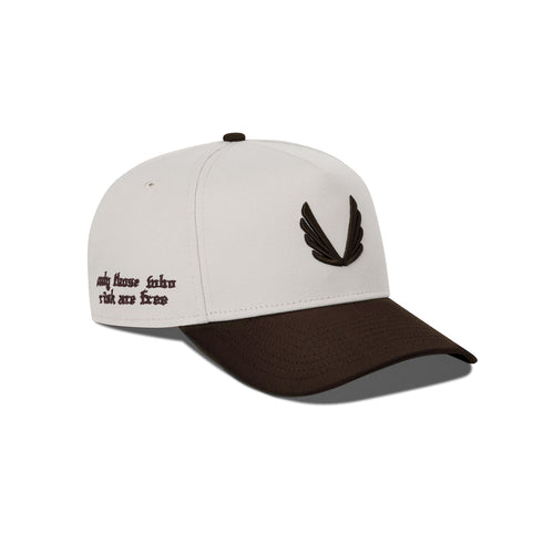 New Era® 9Forty® A-Frame Hat - Stone/Dark Earth Two Tone