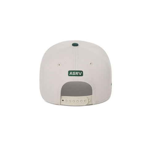 New Era® 9Forty® A-Frame Hat - Stone/Forest Green Two Tone