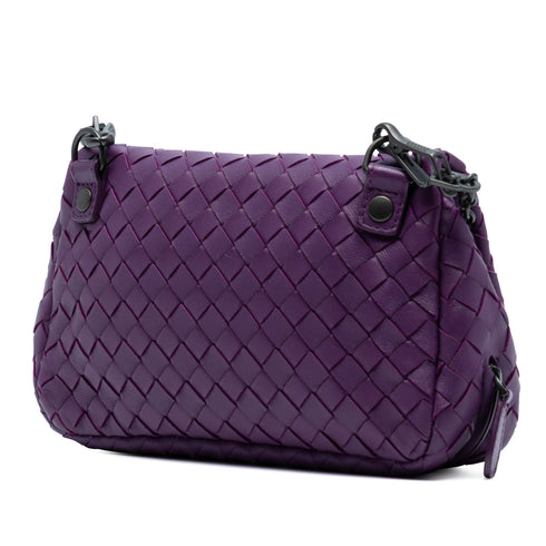 Expandable Chain Crossbody Bag Intrecciato Nappa Small