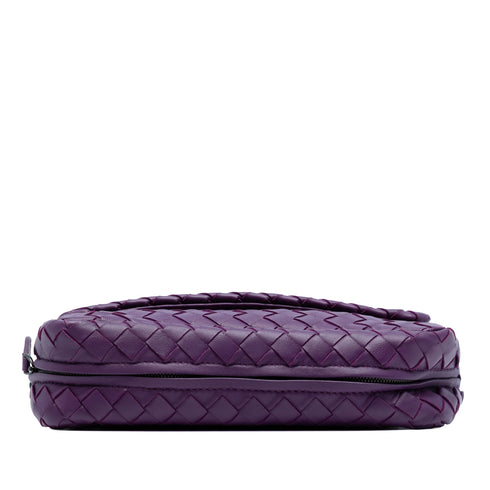 Expandable Chain Crossbody Bag Intrecciato Nappa Small