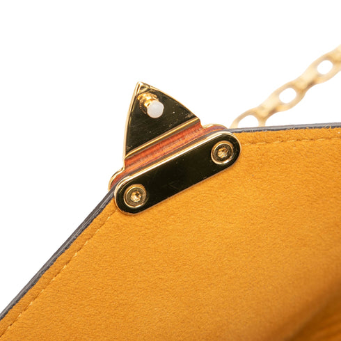 Pallas Chain Shoulder Bag Monogram Canvas and Calfskin