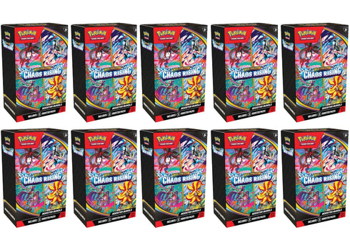 2026 Pokémon Mega Evolution Chaos Rising Booster Bundle 10x Lot