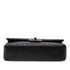 So Black Classic Double Flap Bag Chevron Lambskin Medium