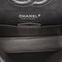 So Black Classic Double Flap Bag Chevron Lambskin Medium