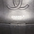 So Black Classic Double Flap Bag Chevron Lambskin Medium