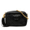 Vintage Front Pocket Camera Bag Quilted Leather Small