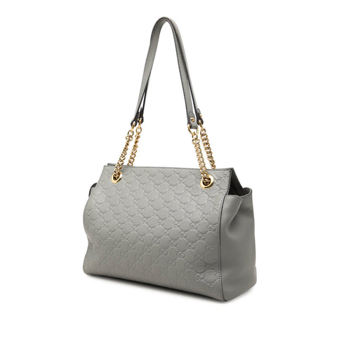 Soft Signature Shoulder Bag Guccissima Leather Medium