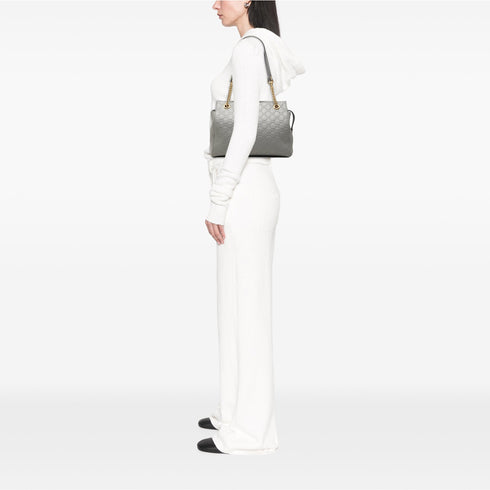 Soft Signature Shoulder Bag Guccissima Leather Medium