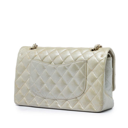 Classic Double Flap Bag Quilted Iridescent Calfskin Medium