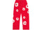 Denim Tears Cotton Wreath Baggy Sweatpants Red