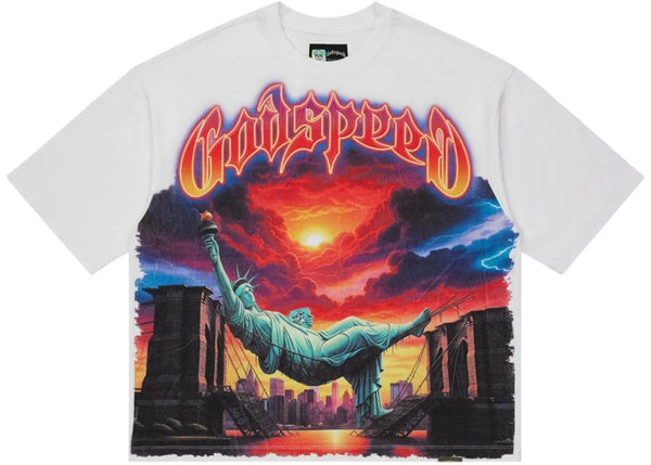 Godspeed Burnt Bridges T-shirt White