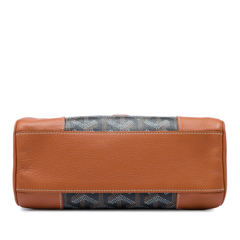 Saigon Top Handle Bag Coated Canvas with Leather Mini
