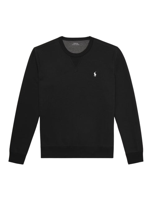 RALPH LAUREN Double-Knit Sweatshirt Black/Cream