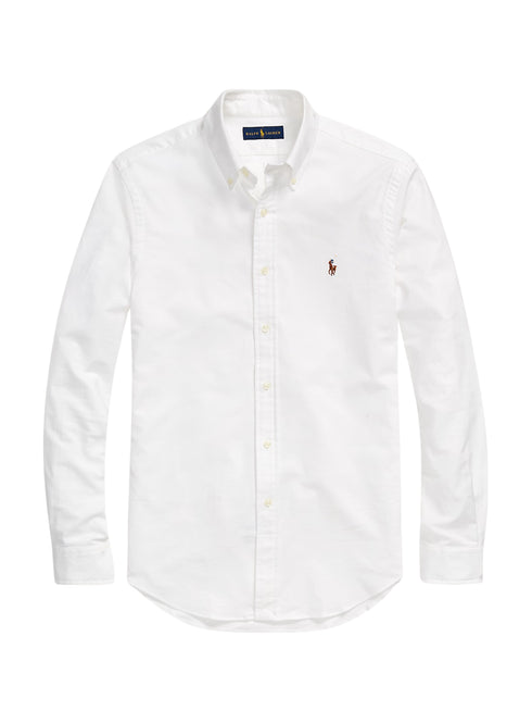 RALPH LAUREN Slim Fit Oxford Shirt White