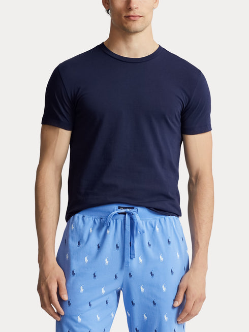RALPH LAUREN Slim Crewneck 3-Pack T-shirts Crs Navy/Lt Navy/Elt