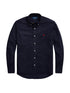 RALPH LAUREN Custom Fit Garment-Dyed Oxford Shirt Navy