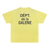 Gallery Dept T Shirts round Neck Short Sleeve T-shirt Pure Cotton