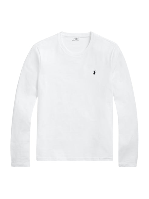 RALPH LAUREN Cotton Jersey Sleep Shirt White