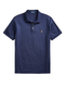 RALPH LAUREN Custom Slim Fit Soft Cotton Polo Shirt Refined Navy