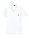 RALPH LAUREN Slim Fit Mesh Polo Shirt White