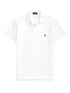 RALPH LAUREN Slim Fit Mesh Polo Shirt White