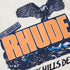 Rhude T-shirts Black Shadow Print Cotton Casual Short Sleeve Men and Women
