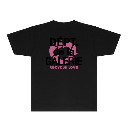 Gallery Dept T Shirt Retro Printed Loose Short-Sleeved Shirt