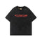 Gallery Dept T-Shirt Washed and old bronzing alphabet print short-sleeved T-shirt