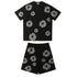 Denim Tears Outfit:T-shirt/Shorts (Separate Purchase Options) Puff Print Short Sleeve T-shirt Loose Couple Shorts Suit