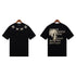Palm Angels T-shirt Letter Painted Coconut Tree Print Short Sleeve T-shirt