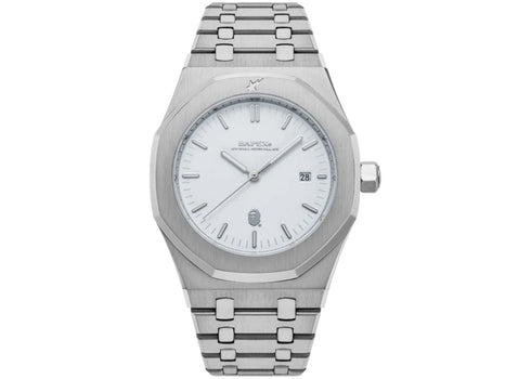 BAPE Type 9 BAPEX Watch (SS25) Silver