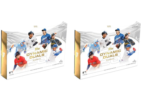 2026 Topps Dynamic Duals Baseball Hobby Box 2x Lot
