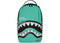 Sprayground Shark Central Bubble Shark Backpack Teal